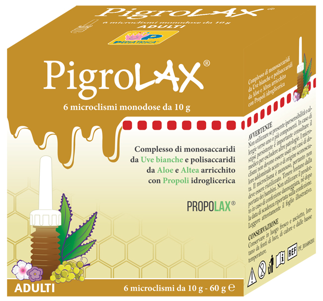MICROCLISMA PIGROLAX ADULTI 6 X 10 G - maxifarmacia.it