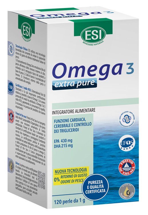 ESI OMEGA 3 EXTRA PURE 120 PERLE - maxifarmacia.it