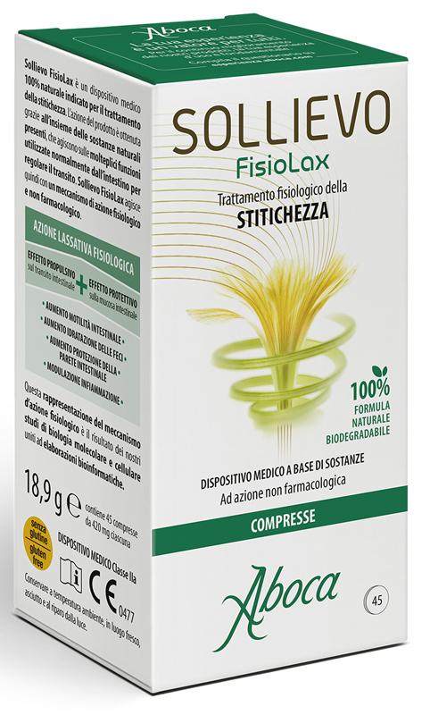 ABOCA SOLLIEVO FISIOLAX 45 COMPRESSE - maxifarmacia.it