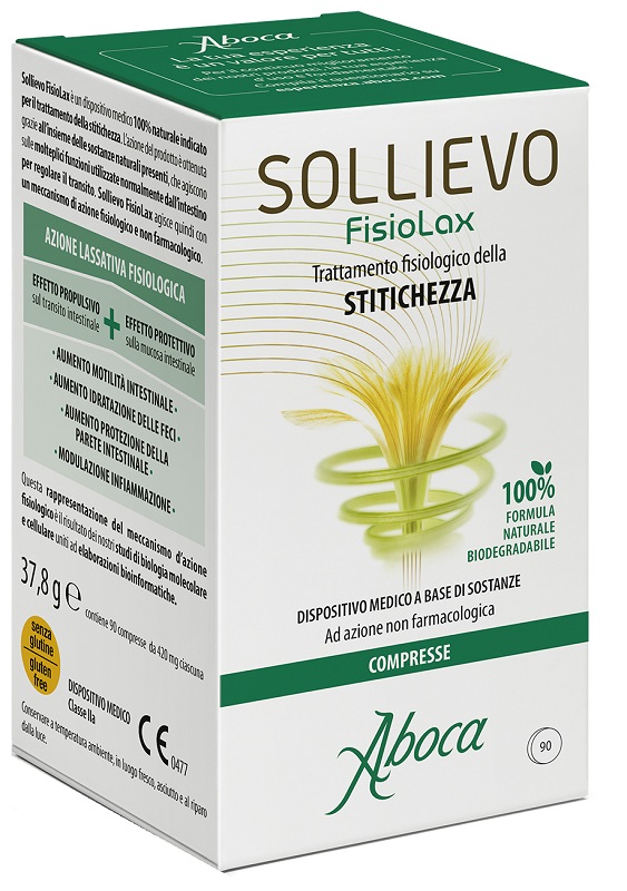 ABOCA SOLLIEVO FISIOLAX 90 COMPRESSE - maxifarmacia.it