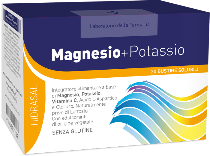 LABORATORIO DELLA FARMACIA HIDRASAL MG-K 20 STICKPACK LINEA HIDRASAL - maxifarmacia.it