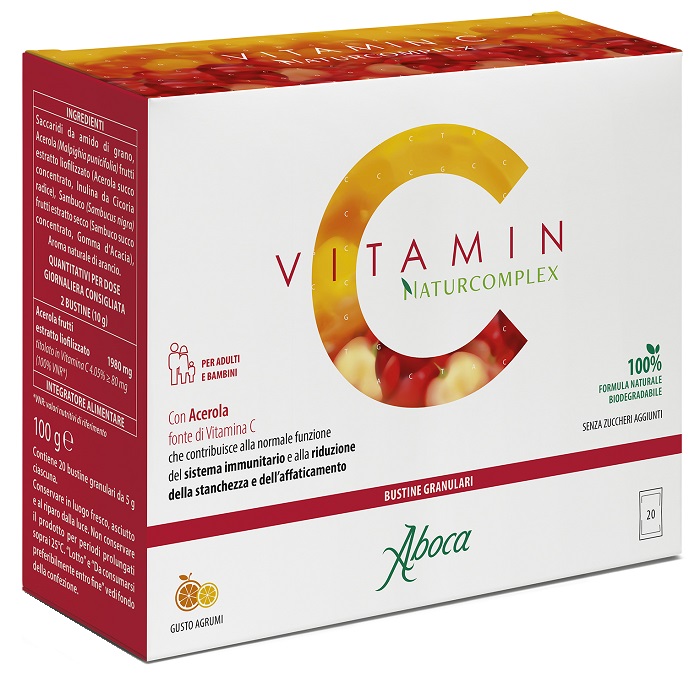 ABOCA VITAMIN C NATURCOMPLEX DA 20 BUSTINE - maxifarmacia.it