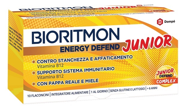 BIORITMON ENERGY DEFEND JUNIOR 10 FLACONCINI 10 ML - maxifarmacia.it