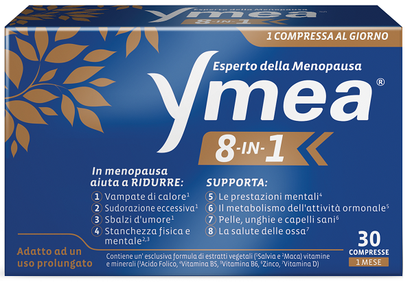 YMEA 8 IN 1 INTEGRATORE DA 30 COMPRESSE - maxifarmacia.it