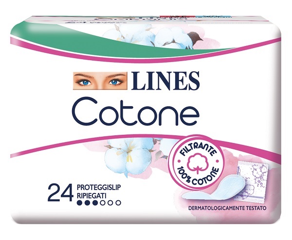 LINES COTONE BIO SALVASLIP RIPIEGATI 24 PEZZI - maxifarmacia.it