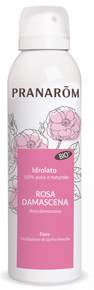 PRANAROM IDROLATO ROSA DAMASCENA LUMINOSITA' PER TUTTI I TIPI DI PELLE 150 ML - maxifarmacia.it