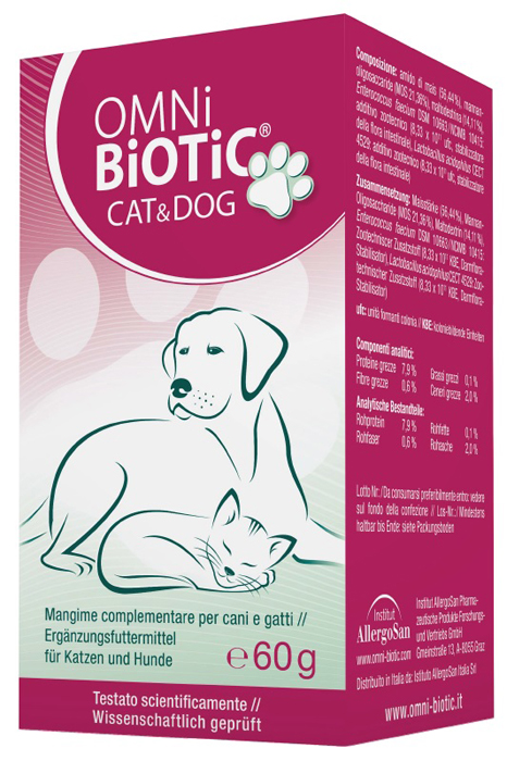 OMNI BIOTIC CAT&DOG BARATTOLO 60 G - maxifarmacia.it