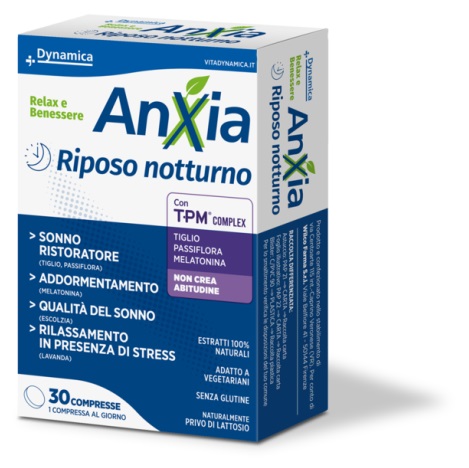 DYNAMICA ANXIA RIPOSO NOTTURNO 30 COMPRESSE - maxifarmacia.it