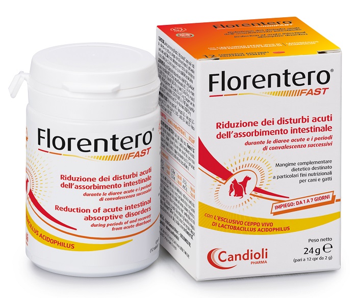 FLORENTERO FAST BARATTOLO DA 12 COMPRESSE APPETIBILI DA 2 G - maxifarmacia.it