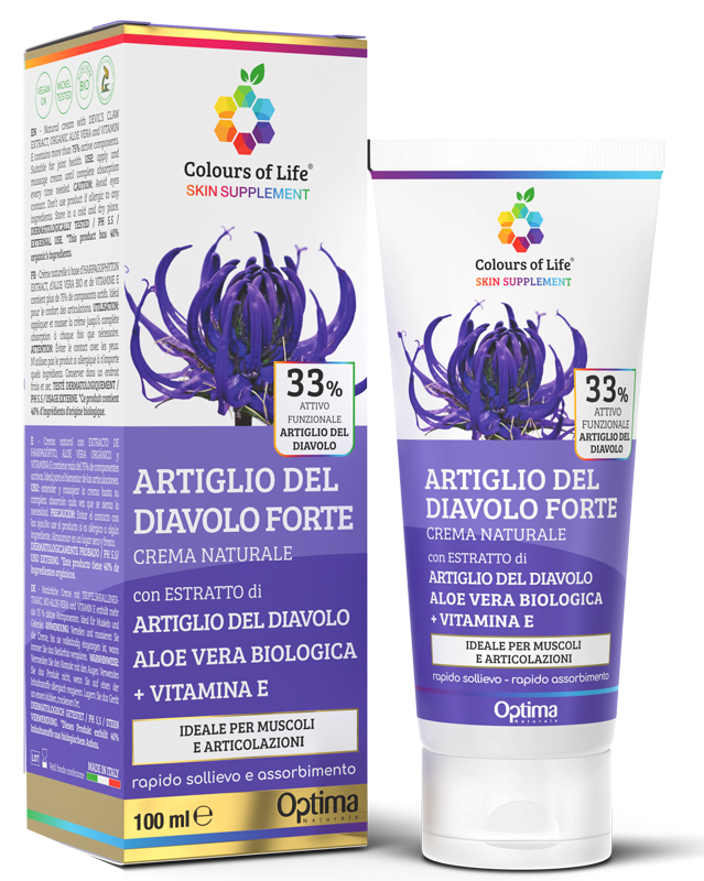 COLOURS OF LIFE SKIN SUPPLEMENT ARTIGLIO DEL DIAVOLO 33% CREMA 100 ML - maxifarmacia.it