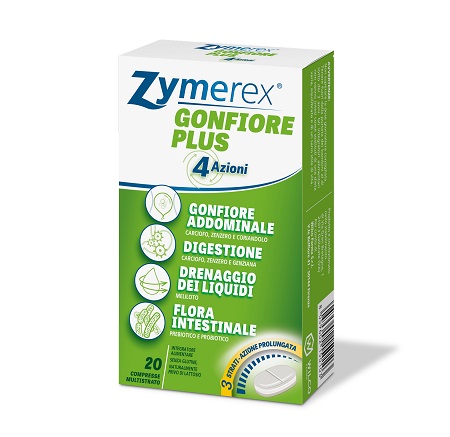 ZYMEREX GONFIORE PLUS 20 COMPRESSE - maxifarmacia.it