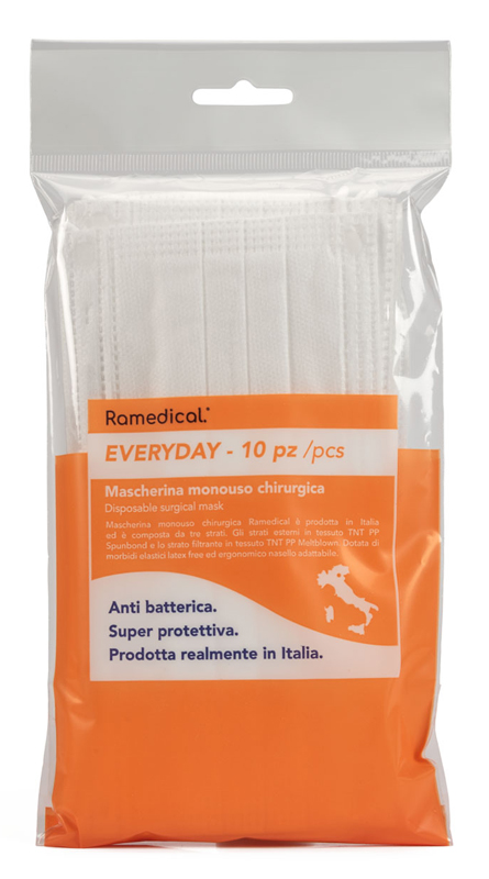 MASCHERINA CHIRURGICA TIPO II EVERYDAY BIANCO 10 PEZZI - maxifarmacia.it