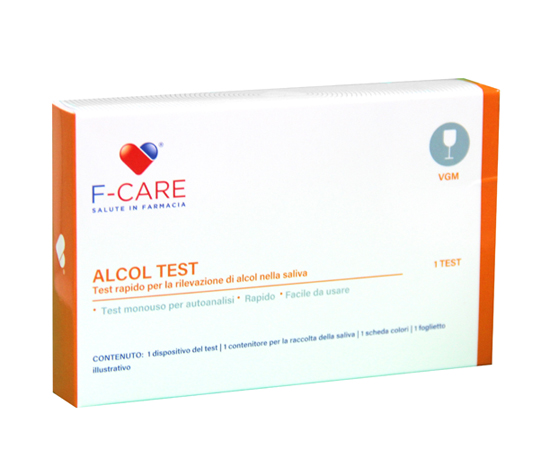 F CARE ALCOHOL TEST RAPIDO DIPSTICK - maxifarmacia.it