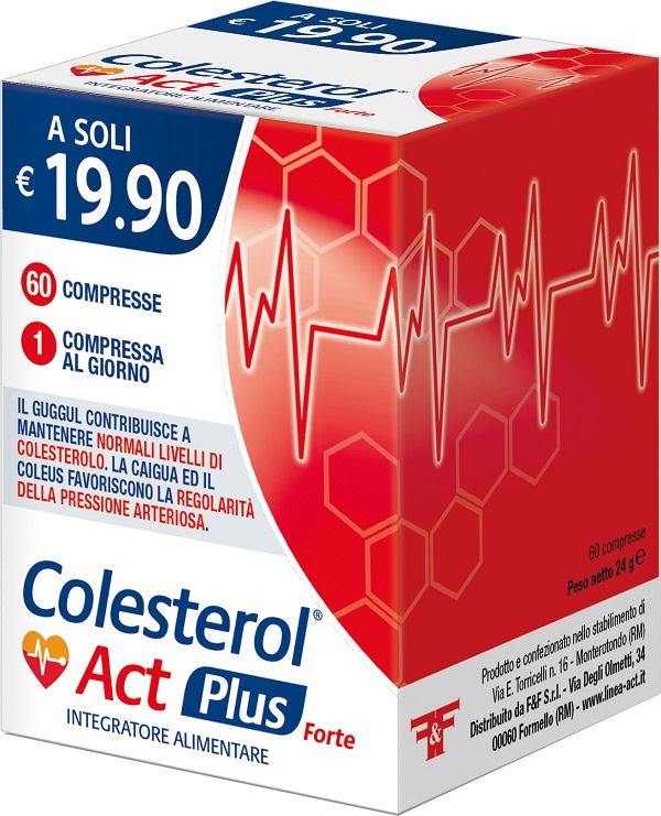COLESTEROL ACT PLUS FORTE 60 COMPRESSE - maxifarmacia.it