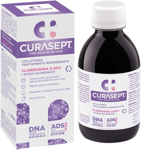 CURASEPT COLLUTORIO ADS+DNA TRATTAMENTO RIGENERANTE 200 ML - maxifarmacia.it
