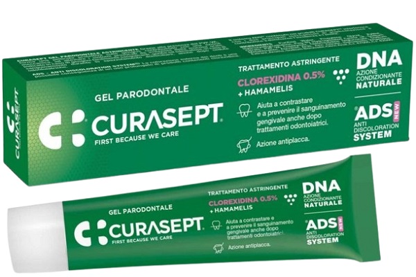 CURASEPT GEL PARODONTALE ADS DNA TRATTAMENTO ASTRINGENTE 30 ML - maxifarmacia.it