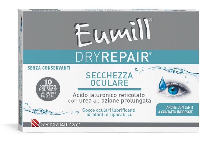 EUMILL DRYREPAIR GOCCE OCULARI PER SECCHEZZA OCULARE DA 10 FLACONCINI - maxifarmacia.it