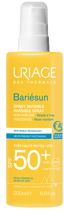 URIAGE EAU THERMALE BARIESUN SPRAY INVISIBILE SENZA PROFUMO SPF 50+ 200 ML - maxifarmacia.it