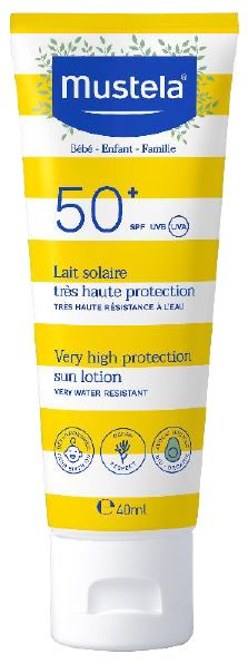 MUSTELA LATTE SOLARE 40 ML - maxifarmacia.it