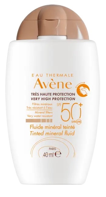 AVENE SOLARE FLUIDO COLORATO MINERALE SPF50+ 40ML - maxifarmacia.it
