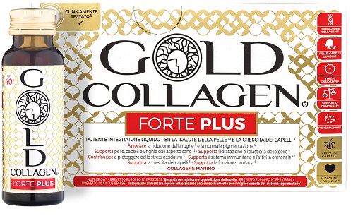 GOLD COLLAGEN FORTE PLUS 10 FLACONI DA 50 ML 5G COLLAGENE - maxifarmacia.it
