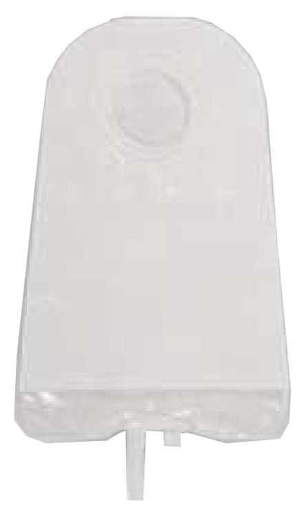 SACCA UROSTOMIA NATURA CON CHIUSURA FOLD-UP TAP TRASPARENTE 45MM - maxifarmacia.it