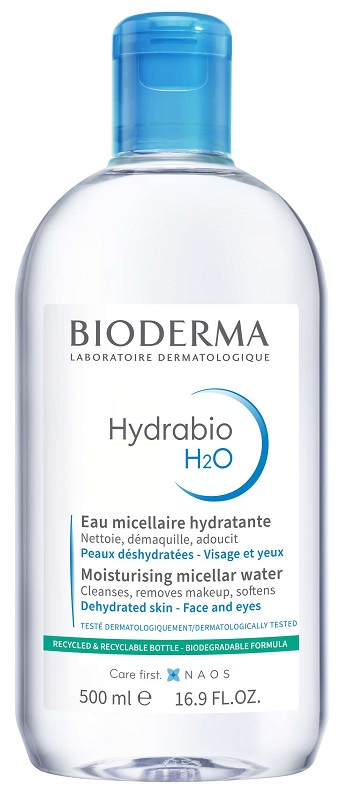 HYDRABIO H2O SOLUZIONE MICELLARE STRUCCANTE IDRATANTE 500 ML - maxifarmacia.it