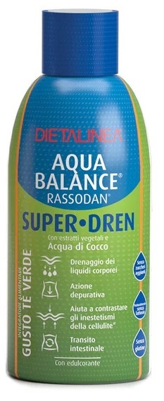 AQUA BALANCE RASSODAN SUPER DREN TE VERDE 500 ML - maxifarmacia.it