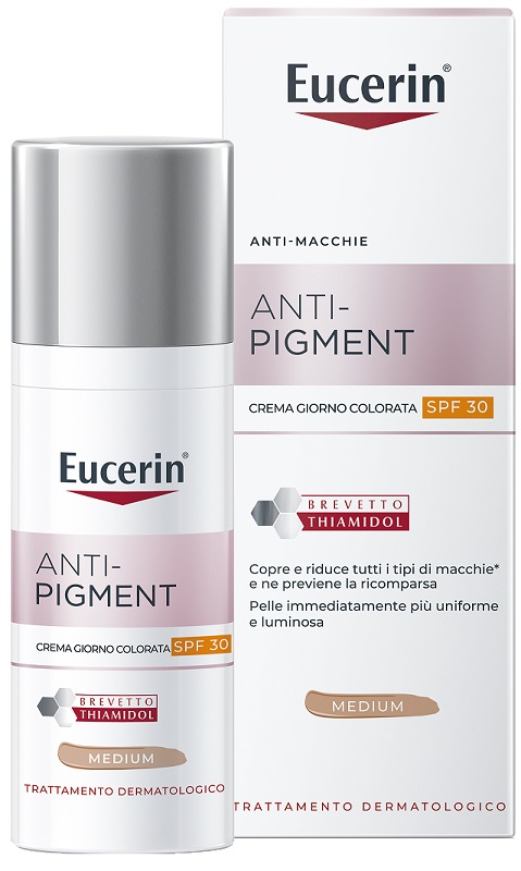 EUCERIN ANTI-PIGMENT GIORNO SPF30 COLORATO MEDIUM 50 ML - maxifarmacia.it