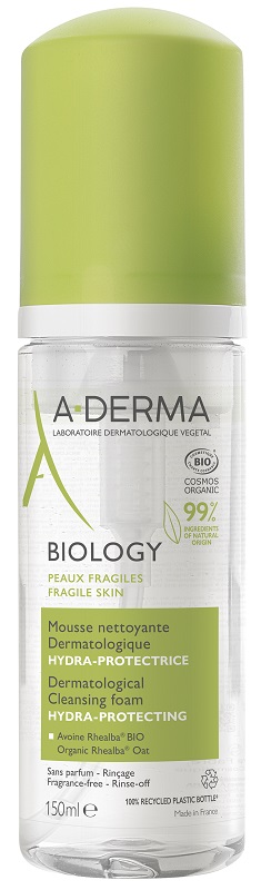 ADERMA A-D BIOLOGY SCHIUMA DETERGENTE 150 ML - maxifarmacia.it