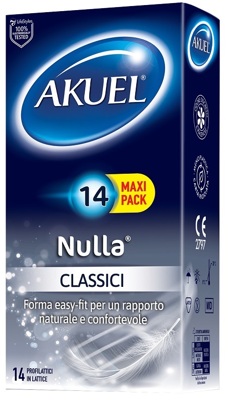 PROFILATTICO AKUEL NULLA CLASSICO 14 PEZZI - maxifarmacia.it