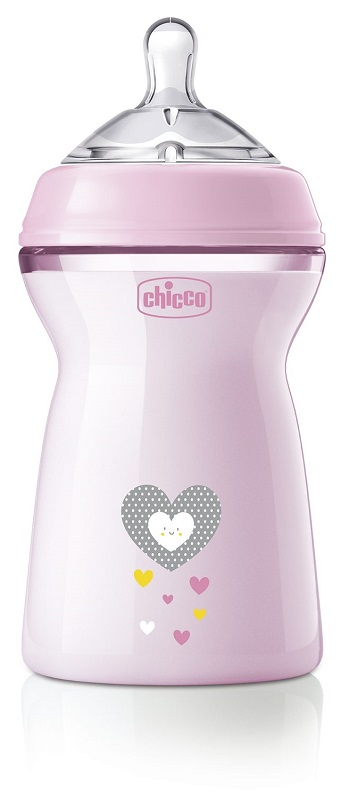 CHICCO BIBERON NAT FEEL PP 6M+ 330 ML BIMBA - maxifarmacia.it