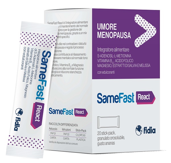 SAMEFAST REACT 20 STICK PACK - maxifarmacia.it