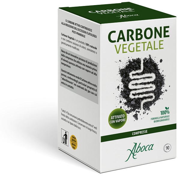 CARBONE VEGETALE 90 COMPRESSE - maxifarmacia.it