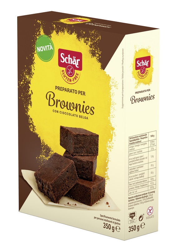 SCHAR PREPARATO PER BROWNIES CON CIOCCOLATO BELGA 350 G - maxifarmacia.it