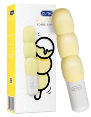 DUREX PLAY VIBRATORE SORBETT-OH SOFT YELLOW - maxifarmacia.it