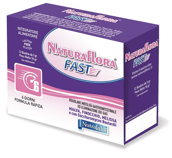 NATURAFLORA FAST 12 BUSTINE - maxifarmacia.it