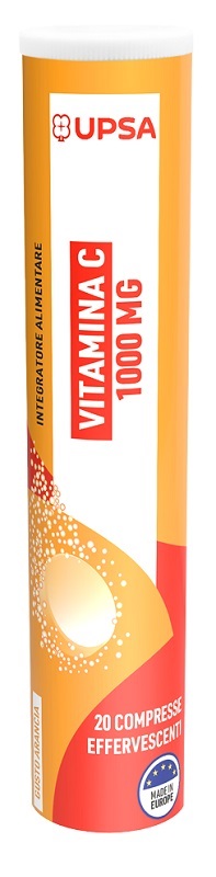 UPSA VITALITY VITAMINA C 1000 MG 20 COMPRESSE EFFERVESCENTI - maxifarmacia.it