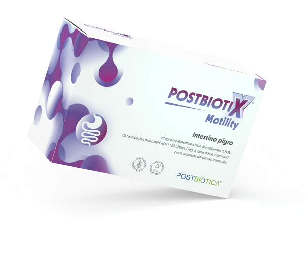 POSTBIOTIX MOTILITY 14 BUSTINE SENZA GLUTINE NATURALMENTE PRIVO DI LATTOSIO - maxifarmacia.it