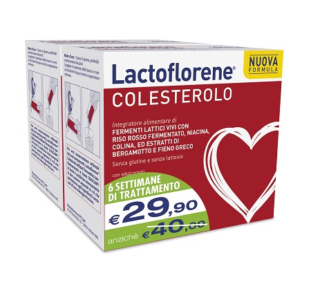LACTOFLORENE COLESTEROLO BIPACK 20 + 20 BUSTINE - maxifarmacia.it