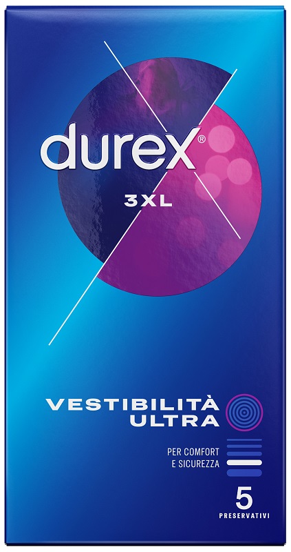 DUREX  SETTEBELLO 3XL VESTIBILITA' ULTRA DA 5 PROFILATTICI - maxifarmacia.it