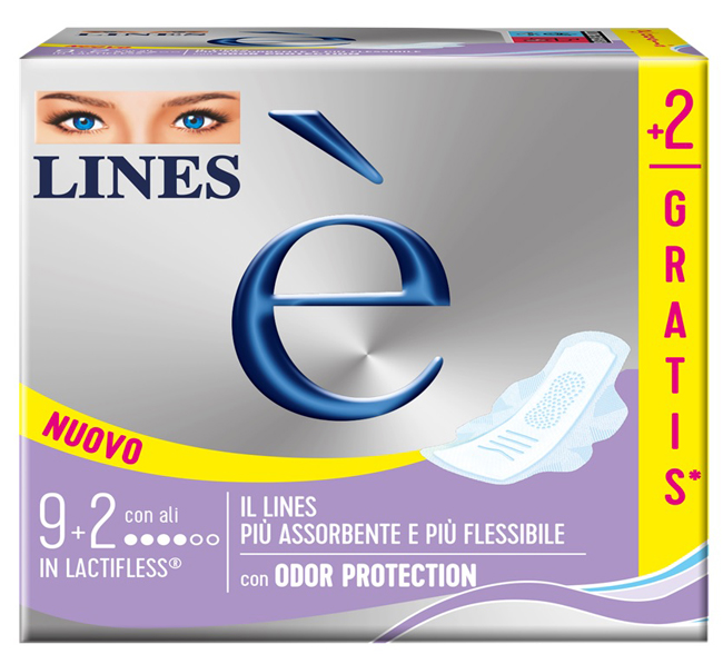 LINES E' ALI CARRY PACK 9 + 2 PEZZI - maxifarmacia.it