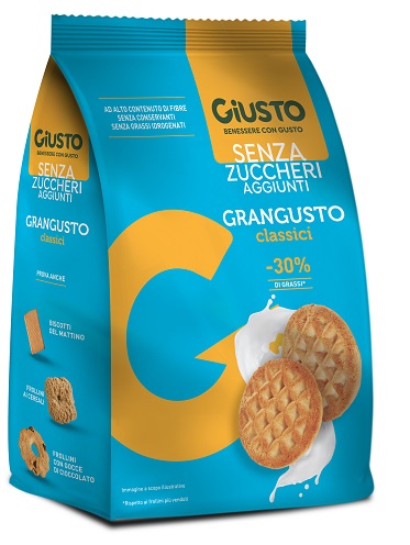 GIUSTO SENZA ZUCCHERO GRANGUSTO CLASSICI 350 G - maxifarmacia.it