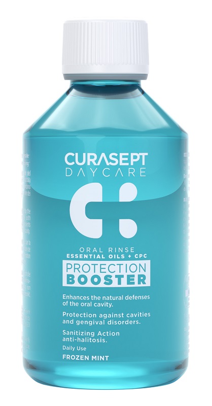 CURASEPT DAYCARE COLLUTORIO PROTECTION BOOSTER FROZEN MINT 500 ML - maxifarmacia.it