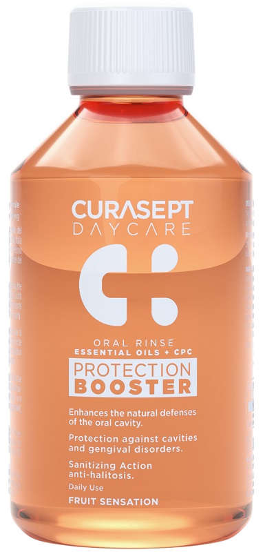 CURASEPT DAYCARE COLLUTORIO PROTECTION BOOSTER FRUIT SENSATION 250 ML - maxifarmacia.it