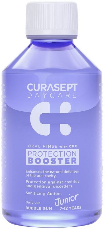 CURASEPT DAYCARE COLLUTORIO PROTECTION BOOSTER JUNIOR 250 ML - maxifarmacia.it