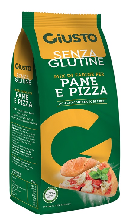 GIUSTO SENZA GLUTINE MIX PANE E PIZZA 500 G - maxifarmacia.it