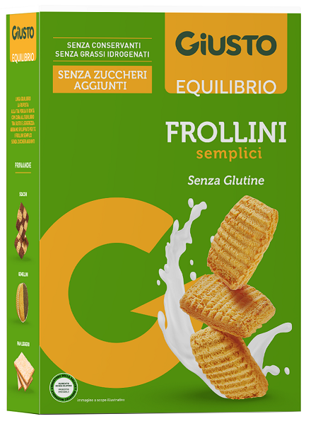 GIUSTO SENZA GLUTINE FROLLINI SEMPLICI 250 G - maxifarmacia.it