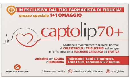 CAPTOLIP 70+ 24 COMPRESSE - maxifarmacia.it