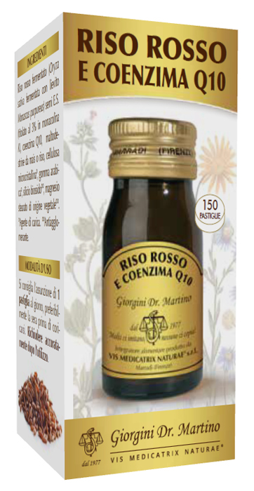 RISO ROSSO E COENZIMA Q10 30 G 150 PASTIGLIE - maxifarmacia.it